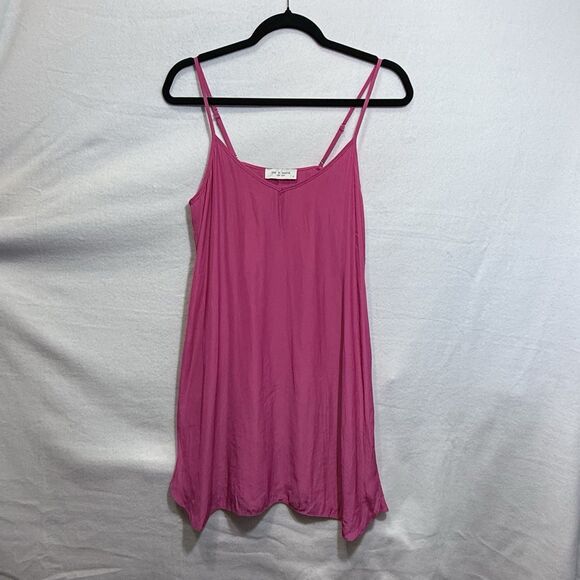 Lola & Sophie Pink Mini Sleeveless 90's Y2K Slip Dress Women Size S Made in USA - Picture 1 of 8